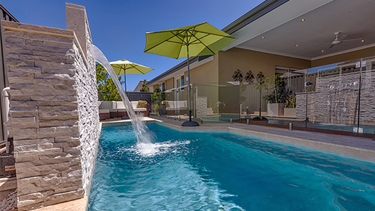 Water Features::Let us create something truly unique for your pool